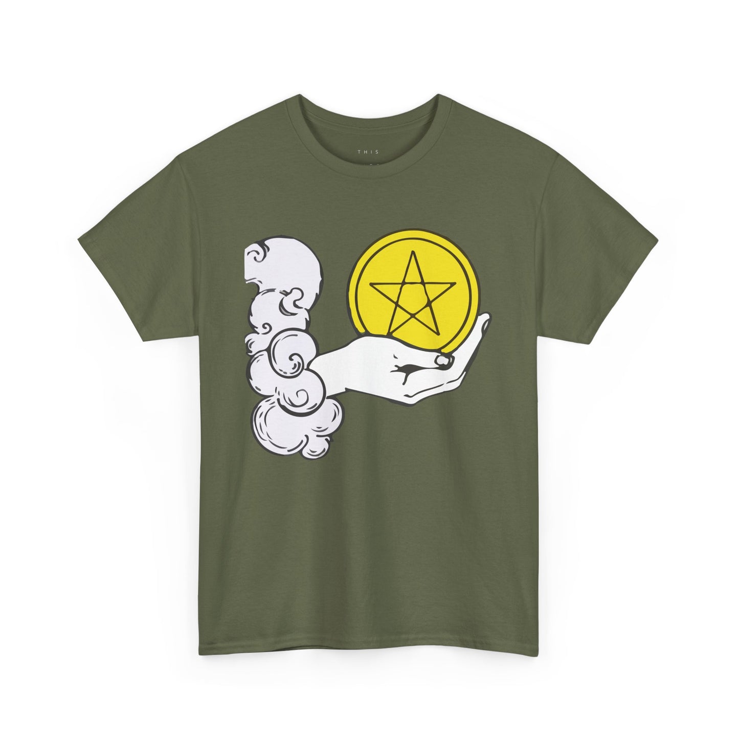 Ace of Pentacles - Unisex Heavy Cotton Tee