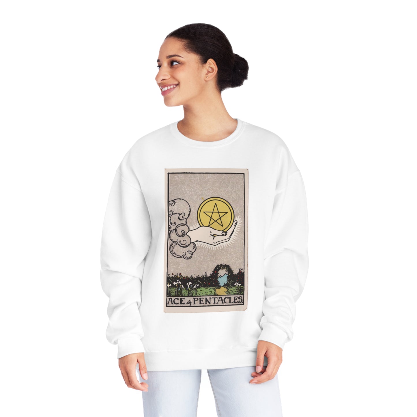 Ace of Pentacles - Crewneck Sweatshirt