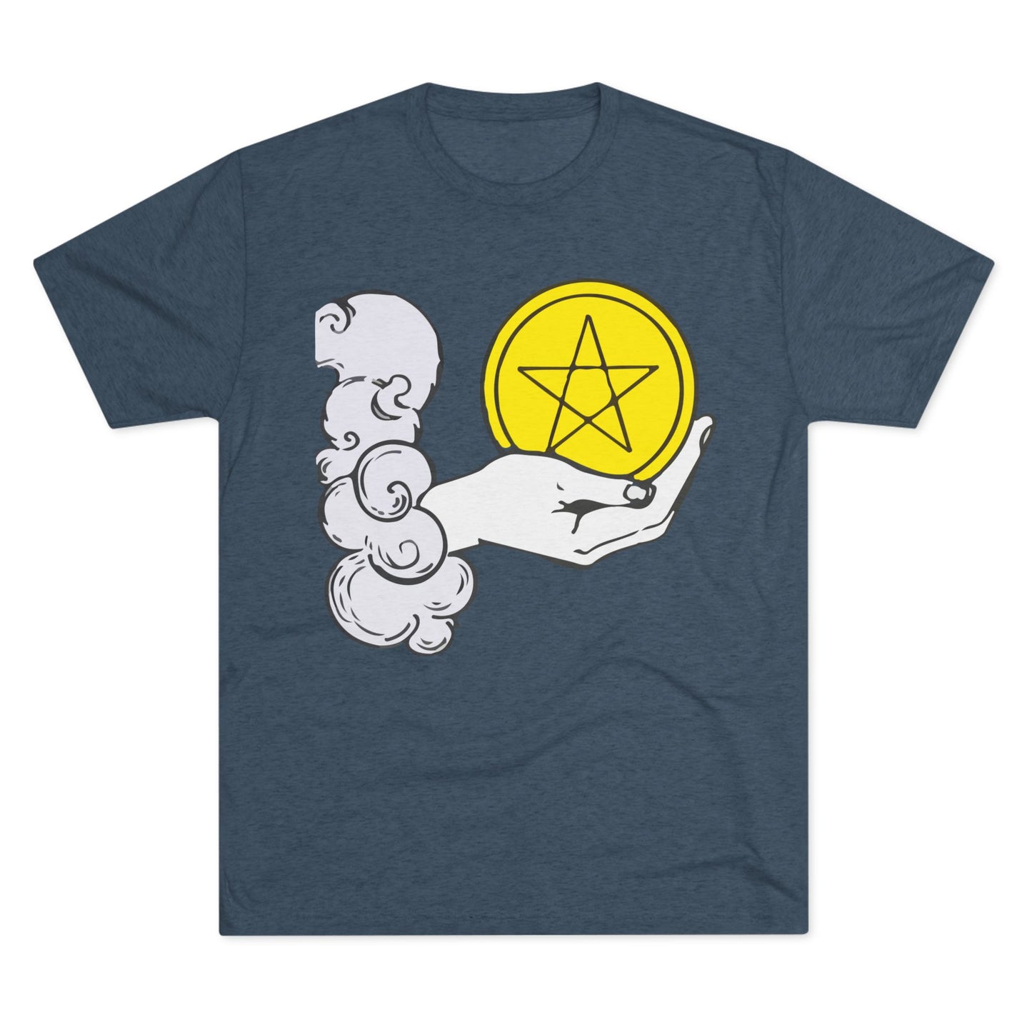Ace of Pentacles - Unisex Tri-Blend Crew Tee