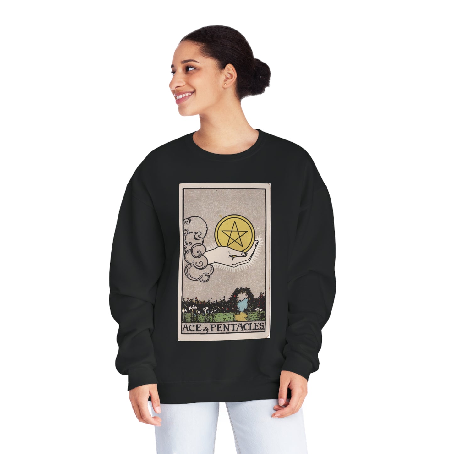 Ace of Pentacles - Crewneck Sweatshirt