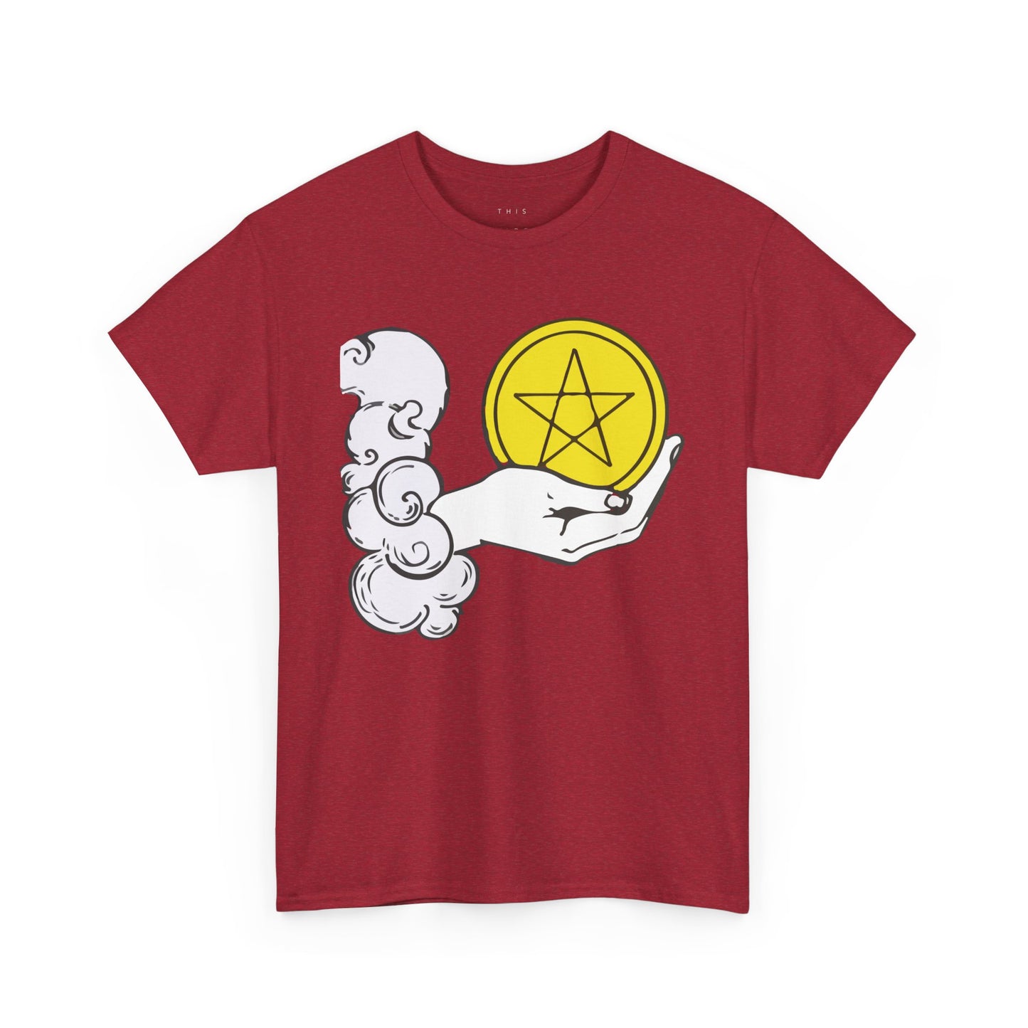 Ace of Pentacles - Unisex Heavy Cotton Tee