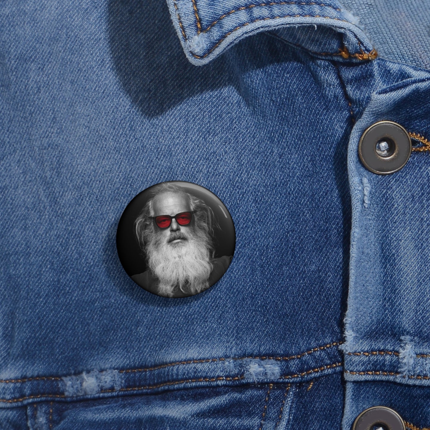Rick Rubin - Custom Pin Button