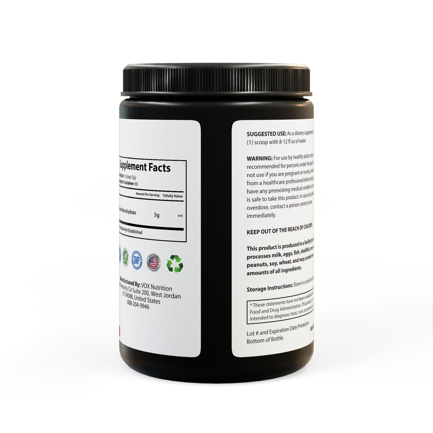 Creatine - Monohydrate Supplement (300g, 10.58oz)