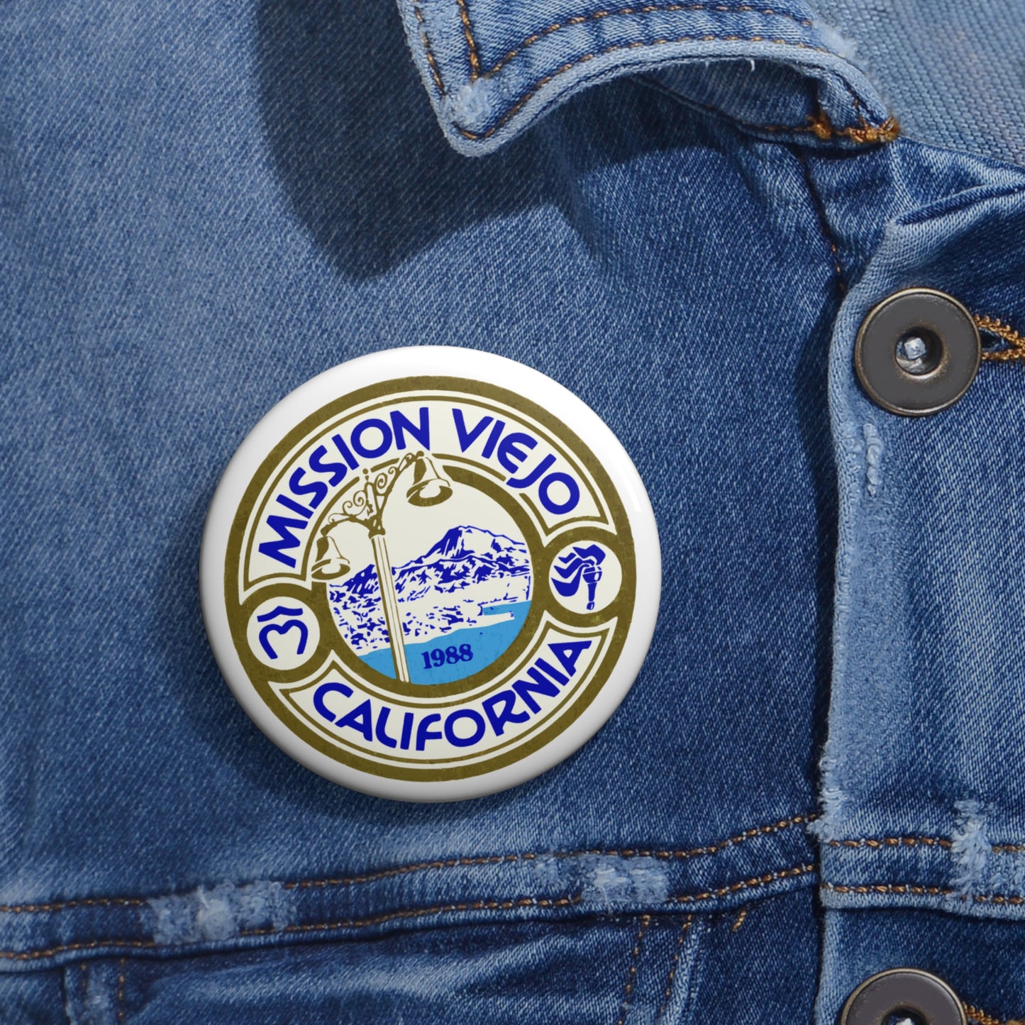 Mission Viejo - Custom Pin Button