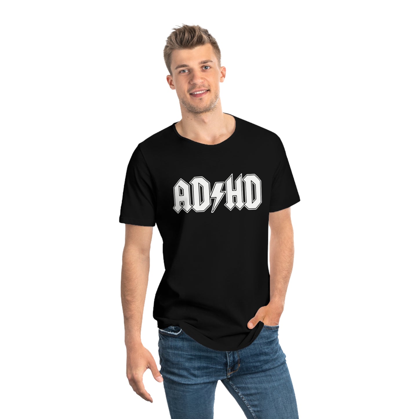 Men's Jersey Curved Hem Tee