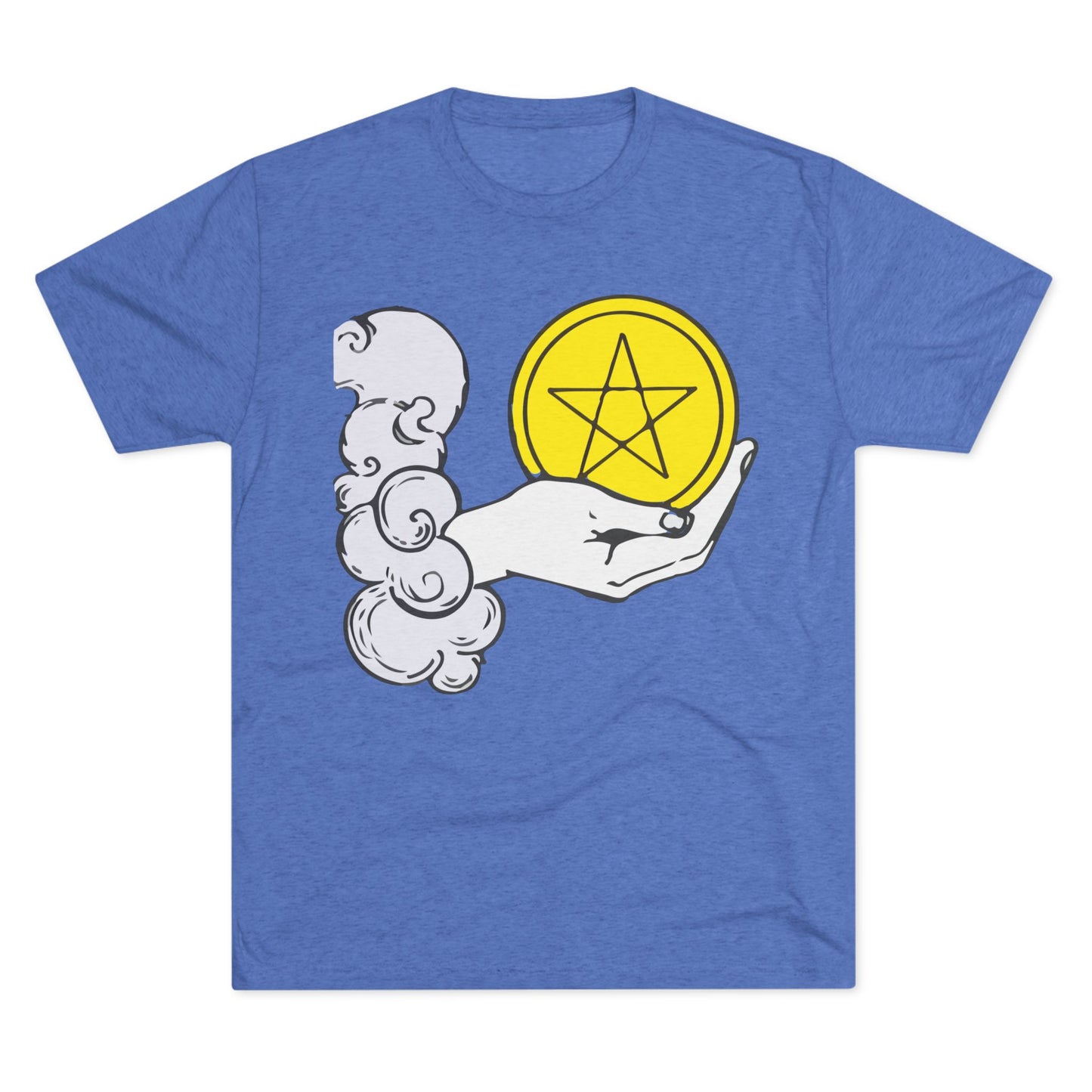 Ace of Pentacles - Unisex Tri-Blend Crew Tee