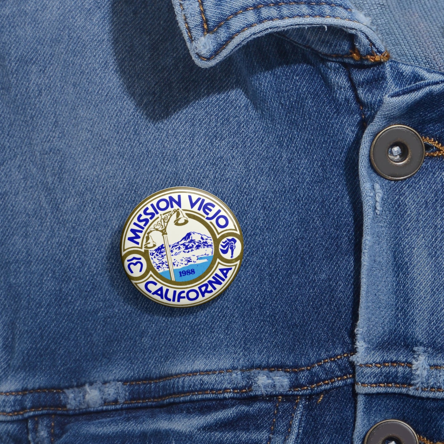 Mission Viejo - Custom Pin Button