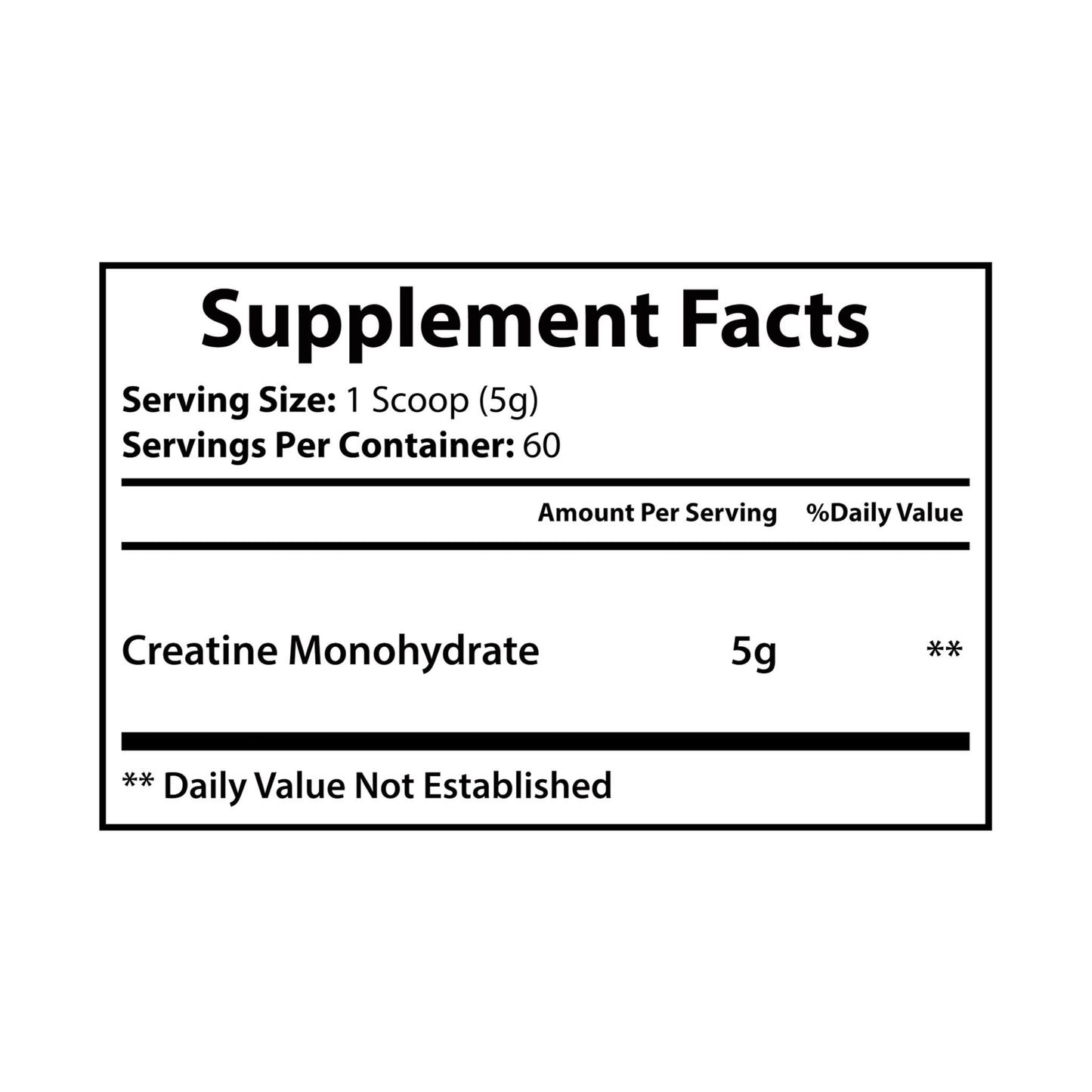 Creatine - Monohydrate Supplement (300g, 10.58oz)
