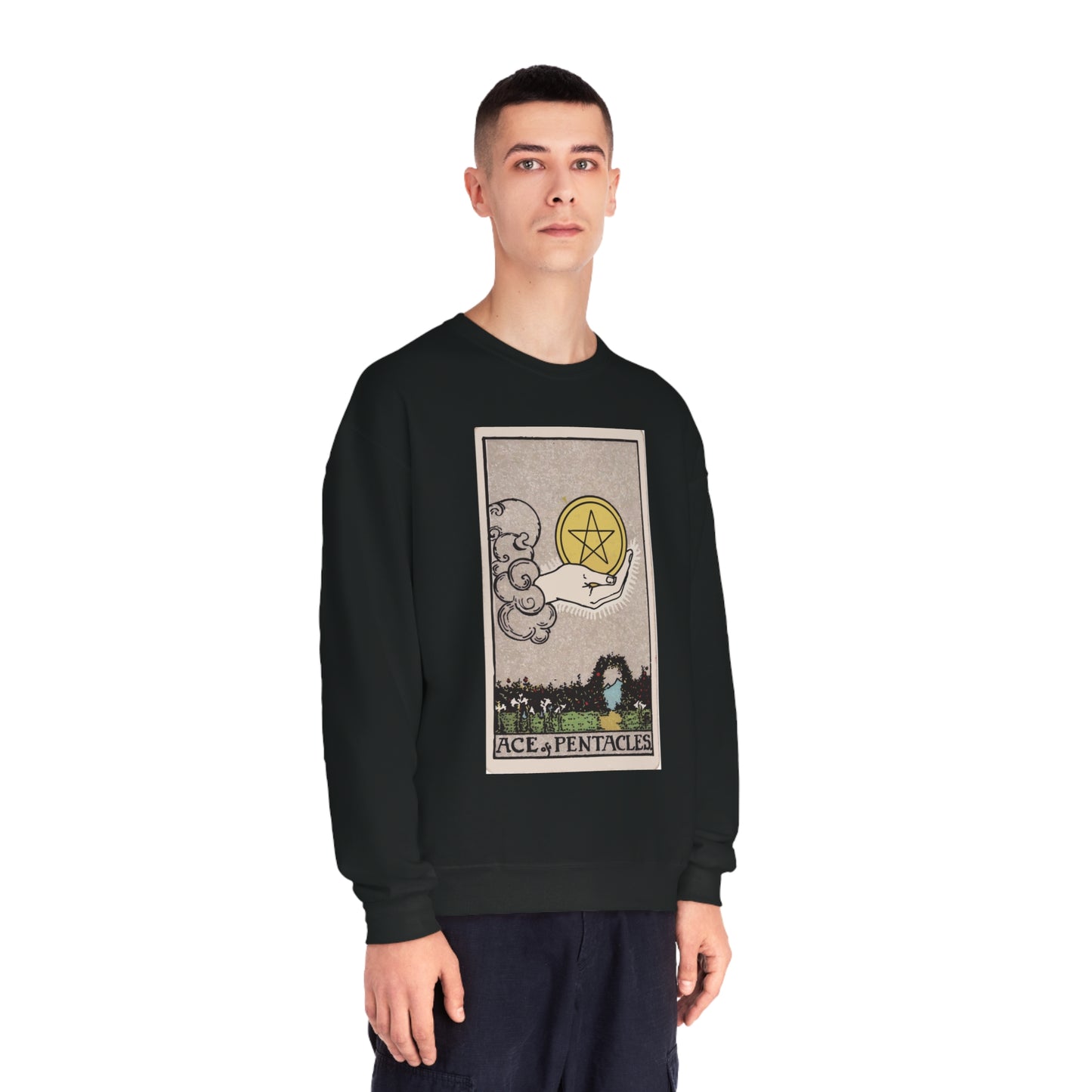 Ace of Pentacles - Crewneck Sweatshirt