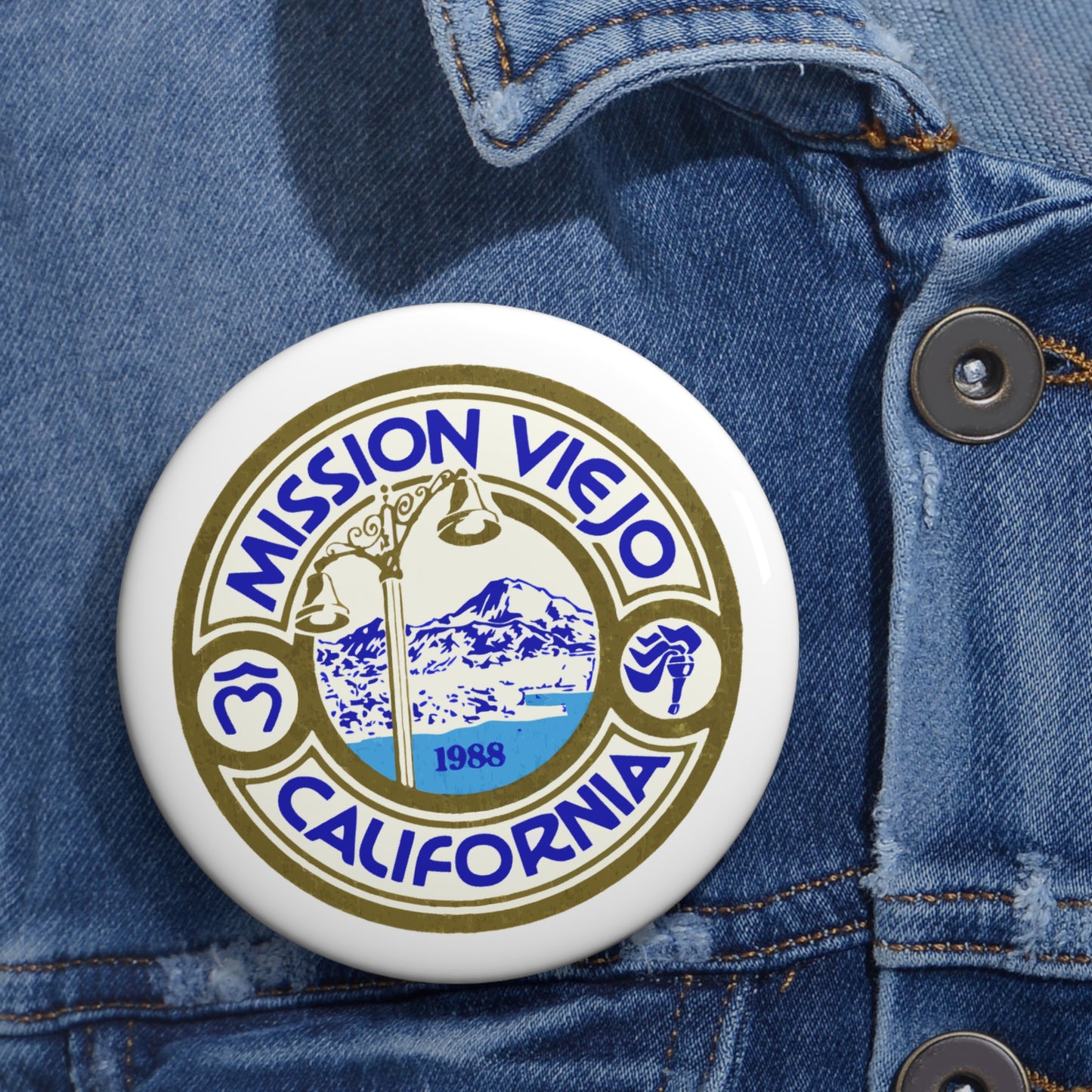 Mission Viejo - Custom Pin Button