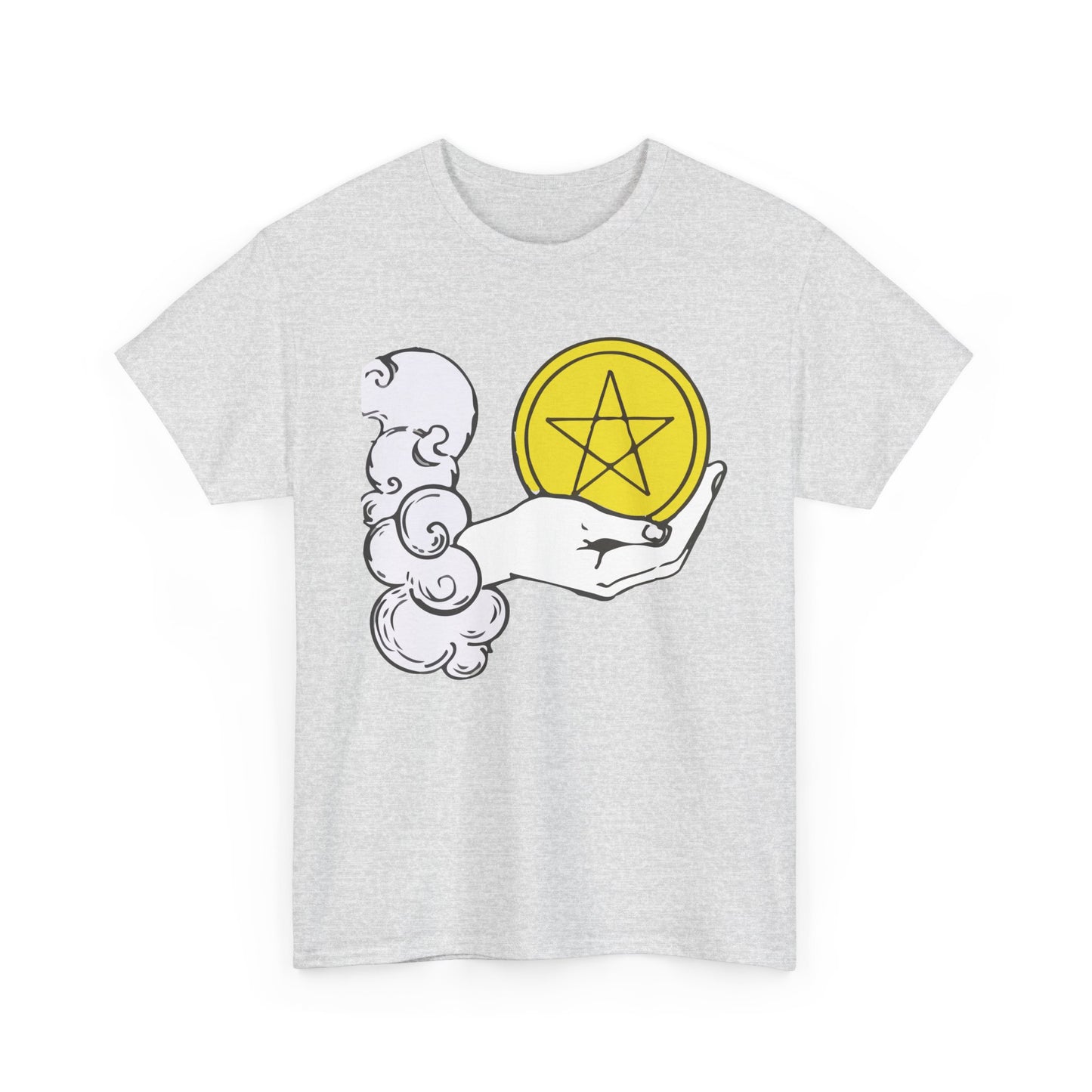 Ace of Pentacles - Unisex Heavy Cotton Tee