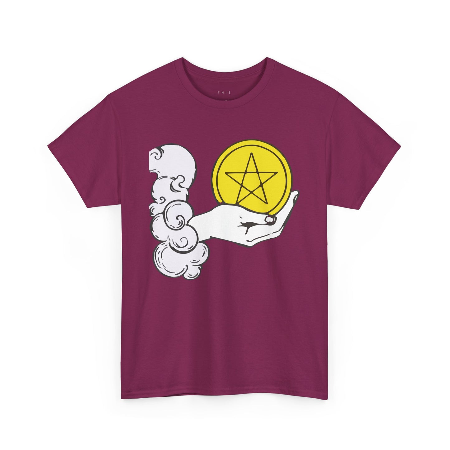 Ace of Pentacles - Unisex Heavy Cotton Tee