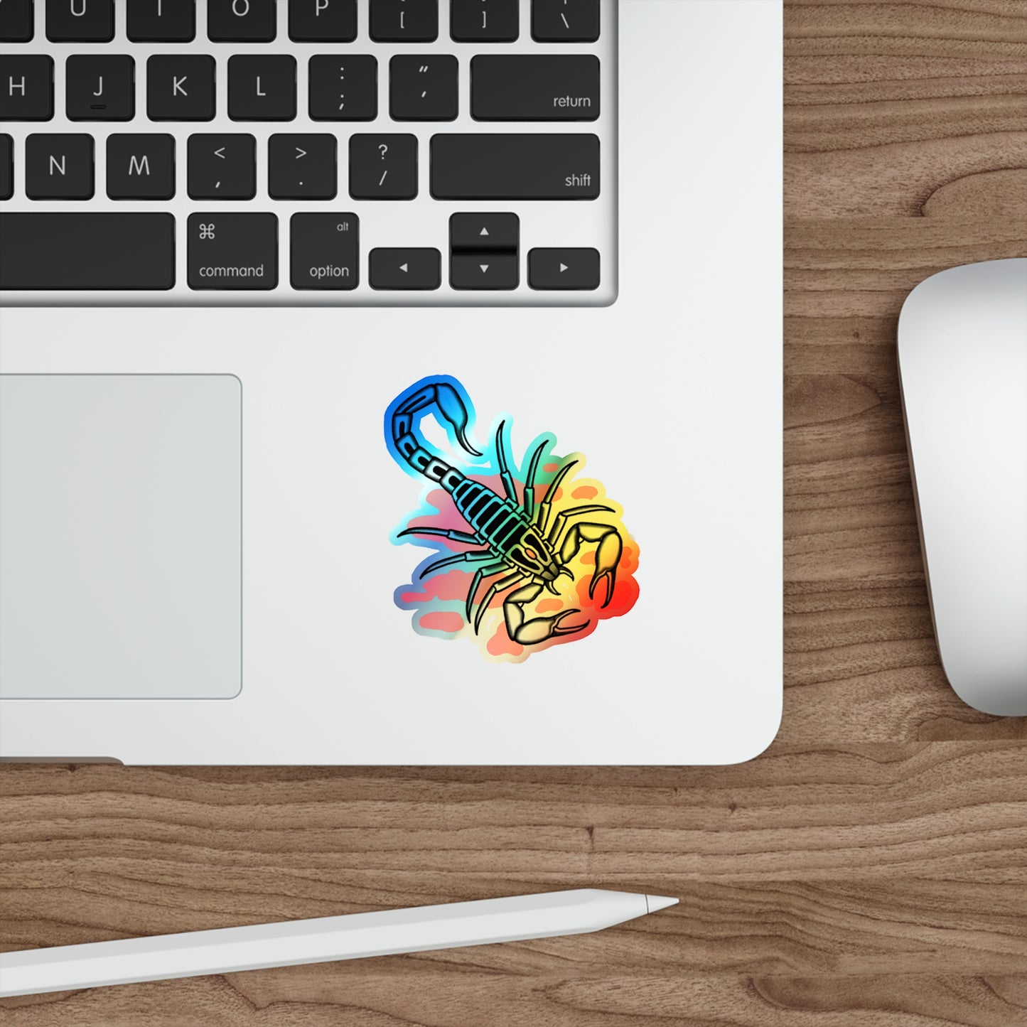 Scorpion 555 - Holographic Die-cut Stickers