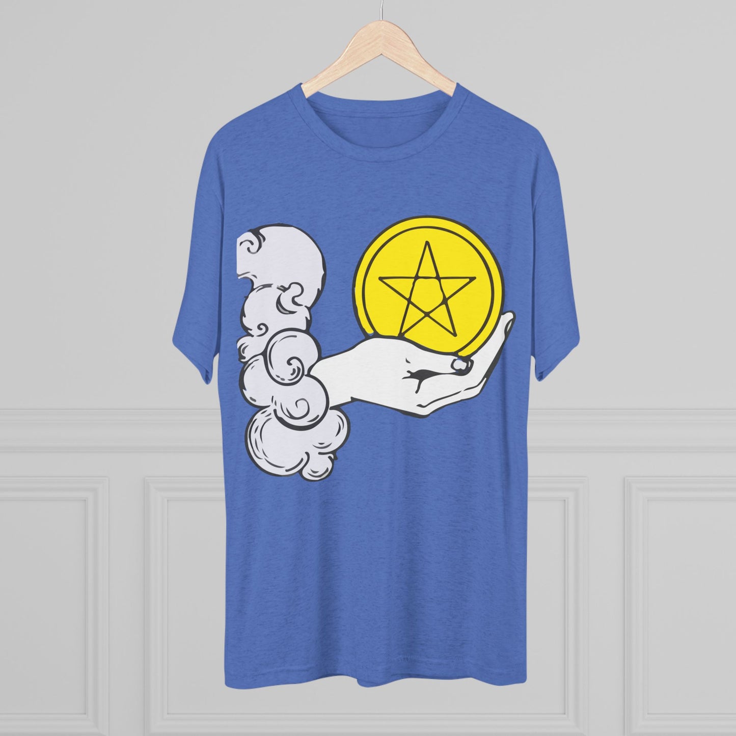 Ace of Pentacles - Unisex Tri-Blend Crew Tee