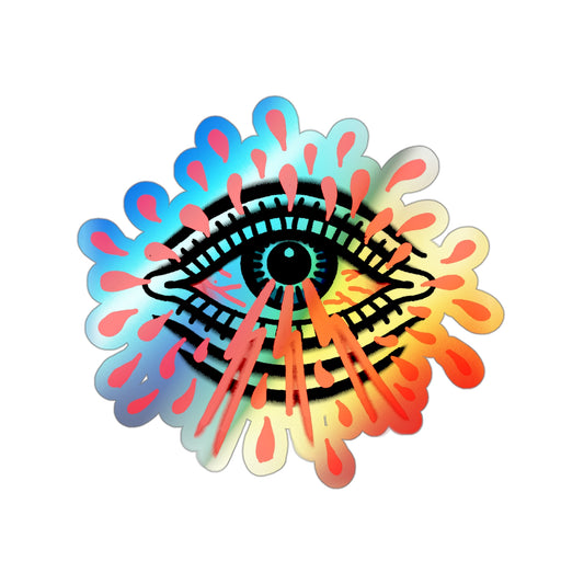 Third Eye 555 - Holographic Die-cut Stickers