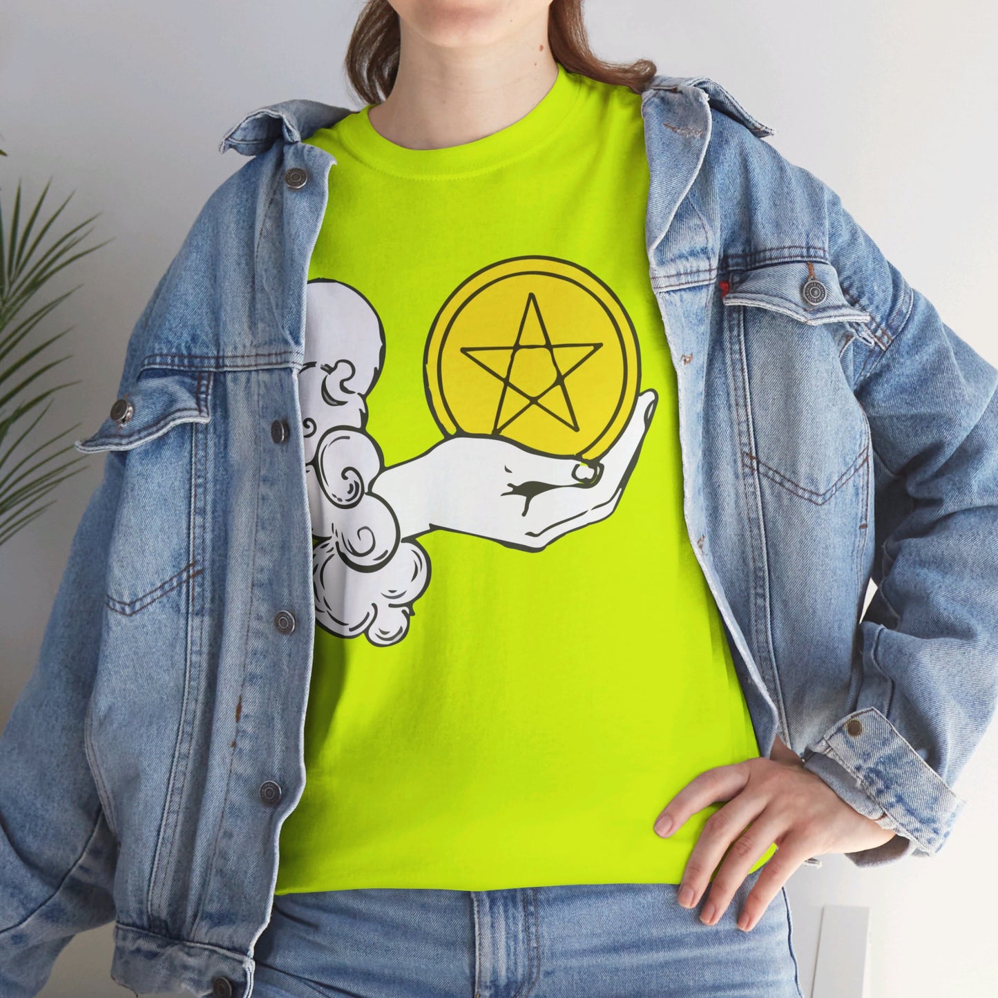 Ace of Pentacles - Unisex Heavy Cotton Tee