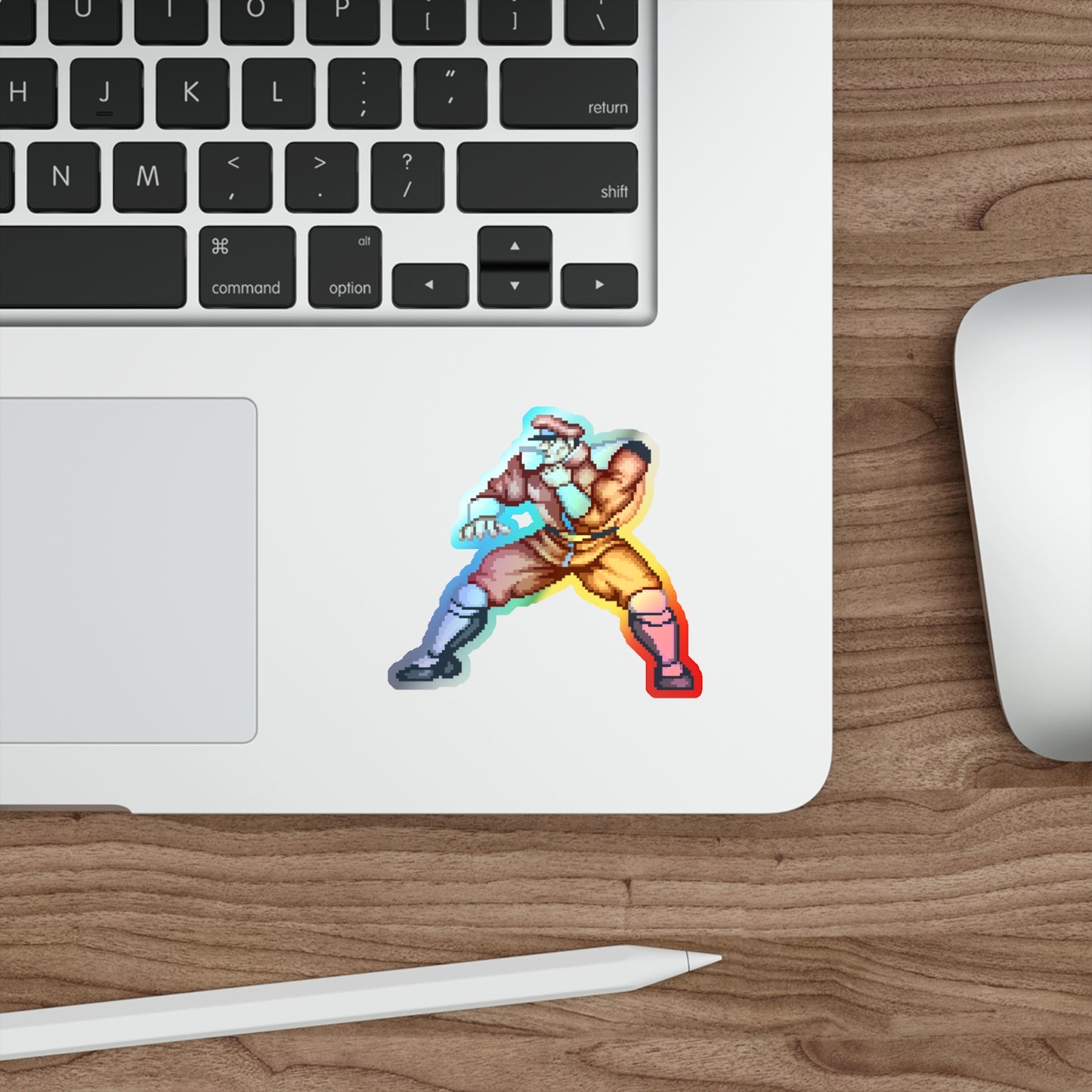 M. Bison - Holographic Die-cut Stickers