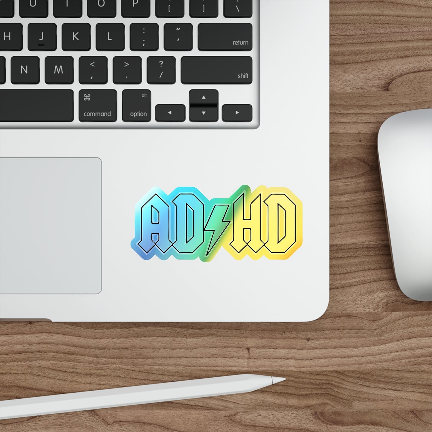 AD/HD - Holographic Die-cut Stickers