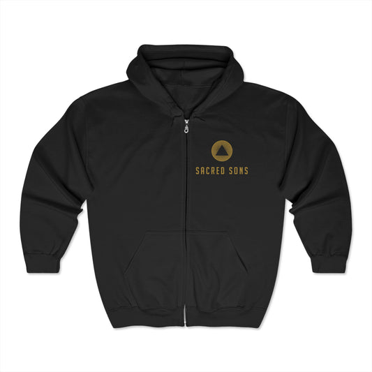 Sacred Sons Unisex Heavy Blend - Full Zip Hooded Sweatshirt