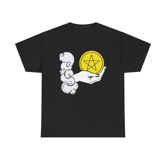 Ace of Pentacles - Unisex Heavy Cotton Tee