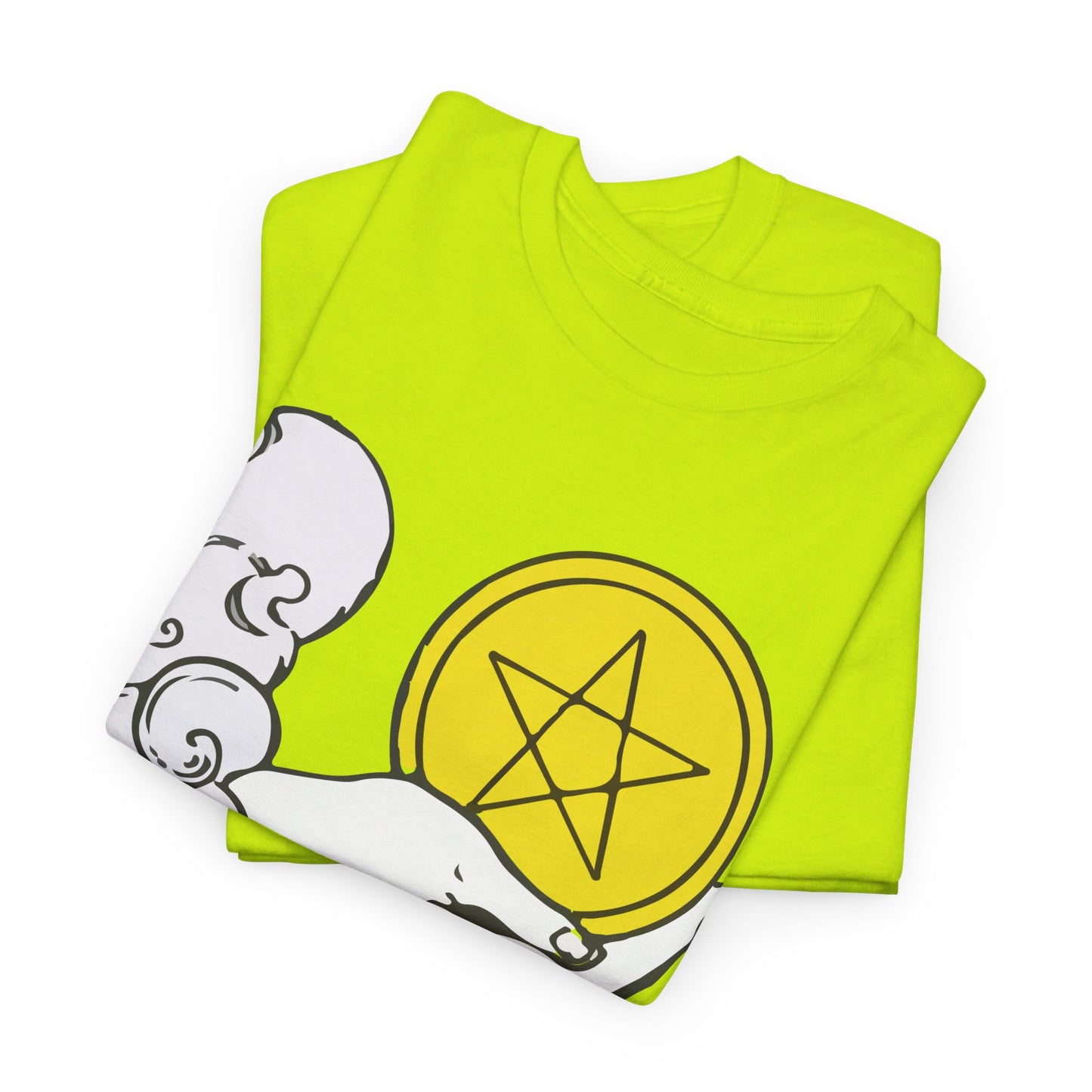 Ace of Pentacles - Unisex Heavy Cotton Tee