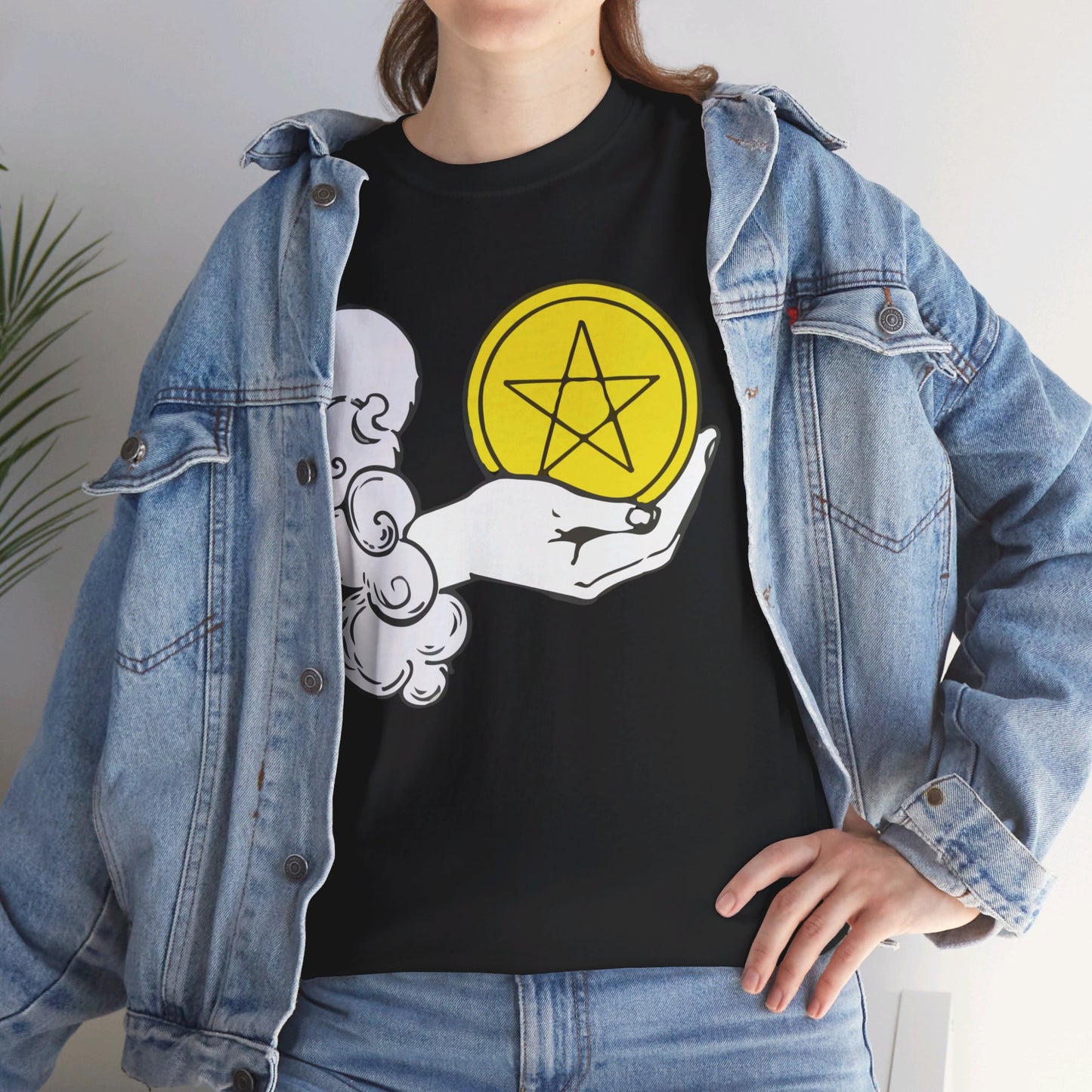 Ace of Pentacles - Unisex Heavy Cotton Tee